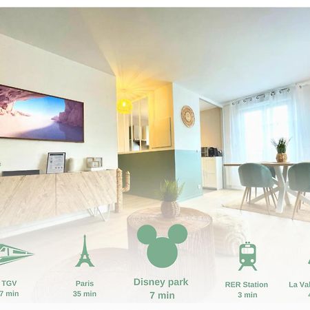 L'Organik Disney 7 Min Gare 5 Min Parking Prive Chessy  Εξωτερικό φωτογραφία